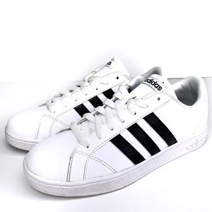 ADIDAS Neo Baseline 3 stripes b&w Sneaker size 6.5